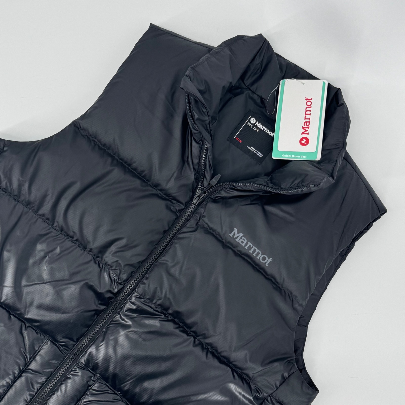 Marmot Guides Down Vest Black M Men's Nwt Puffer F24 M15905